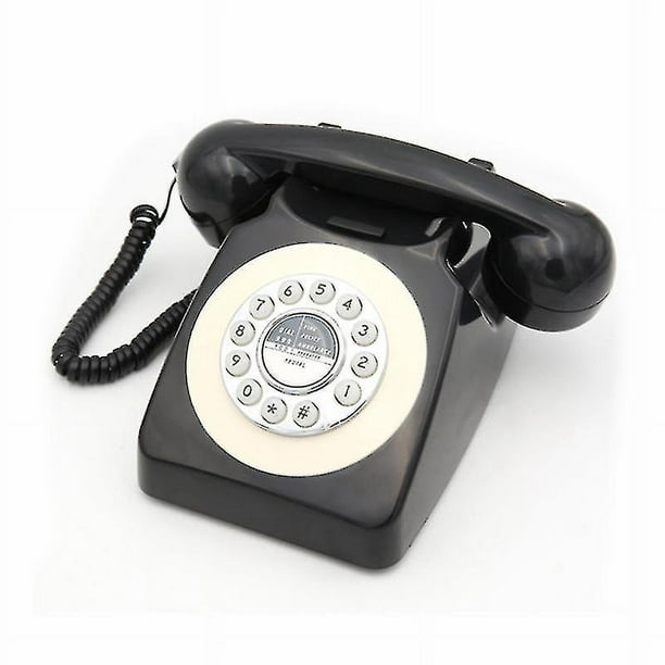 El mejor diseño, teléfonos antiguos europeos antiguos, teléfonos con cable,  teléfono fijo doméstico Retro americano antiguo, miniteléfono (hy)  YONGSHENG 8390614991200