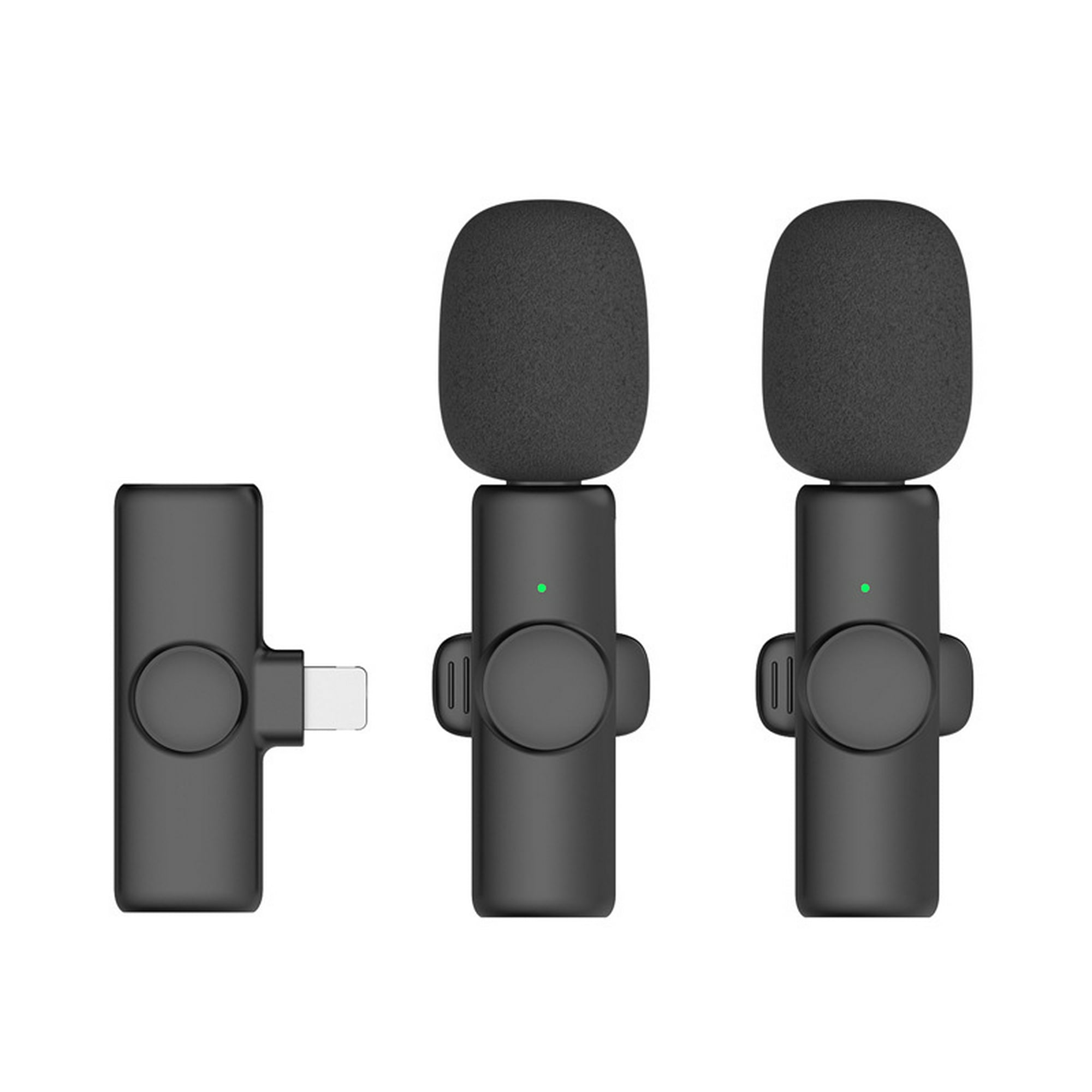 Micrófono inalámbrico para Iphone Ipad, micrófono Lavalier inalámbrico con  función de sincronización automática de reducción de ruido oso de fresa  Hogar