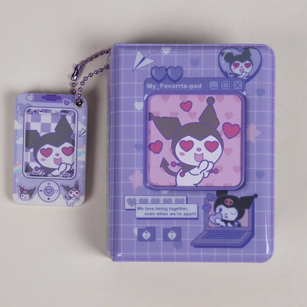 Sanrio Kuromi álbum de fotos de almacenamiento de 3 pulgadas, portatarjetas  Sanrio, Mini camión, carpeta de tarjetas gratis, adornos kawaii Sanrio,  nuevo estilo