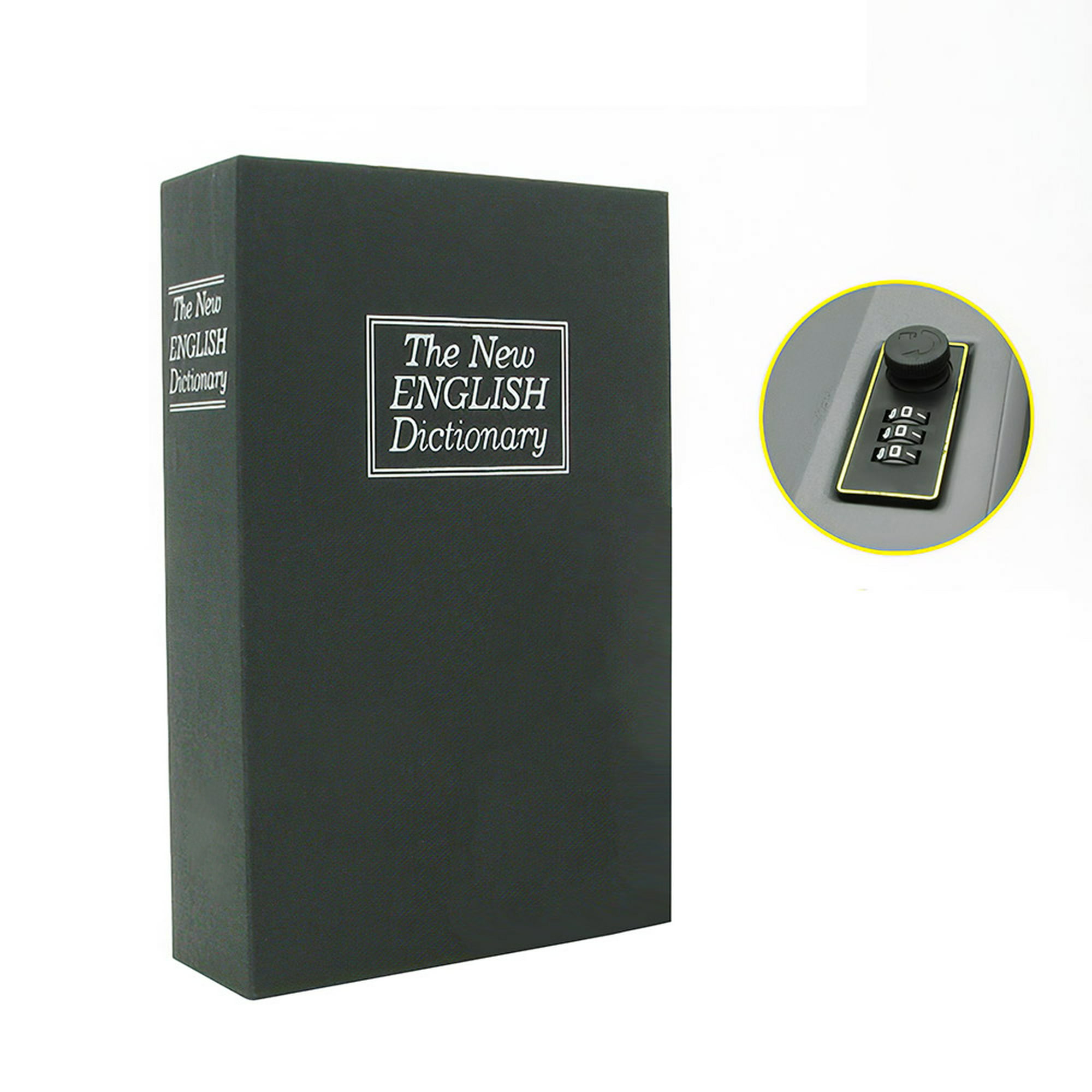 Caja de seguridad en forma de libro con combinación de diccionario, caja de  seguridad, caja fuerte para dinero, caja de seguridad para joyas con llave