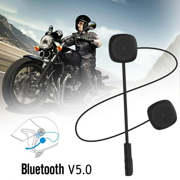 Acesport Intercomunicador de Casco Moto Bluetooth - Walkie Talkie BT 5.1  para 7 Motocicletas, esquí y Snowboard - Comunicación CVC Incluida