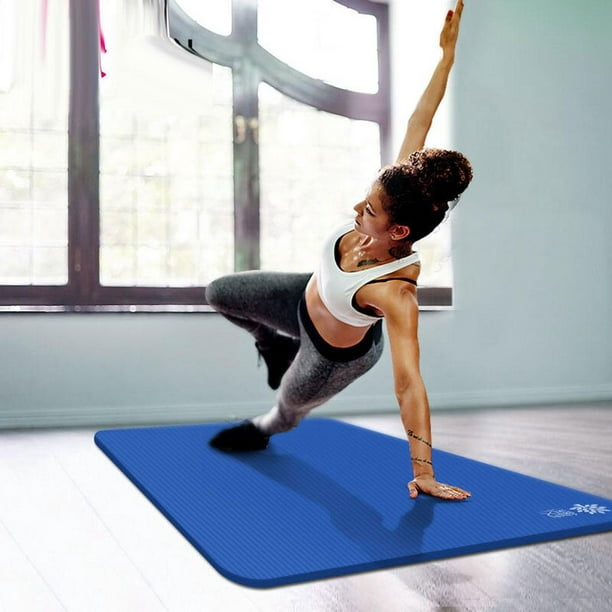 leyendo Continuo hombro Colchoneta de Yoga de 10 Grosor Antideslizante - Colchonetas de Ejercicios  de Pilates para Ejercicio Soledad almohadilla de yoga 10mm para mujer |  Walmart en línea
