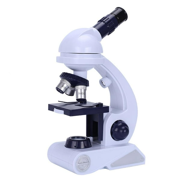 Microscopio educativo de Juguete 80X 200X 450X para niños DE