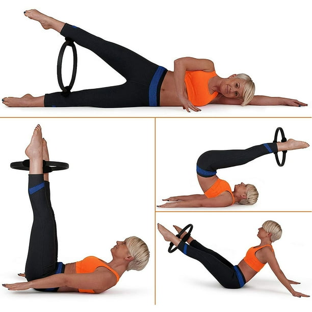 Anillo de pilates, círculo mágico de fitness, accesorios de fitness para  tonificar muslos, abdominales y piernas (morado)