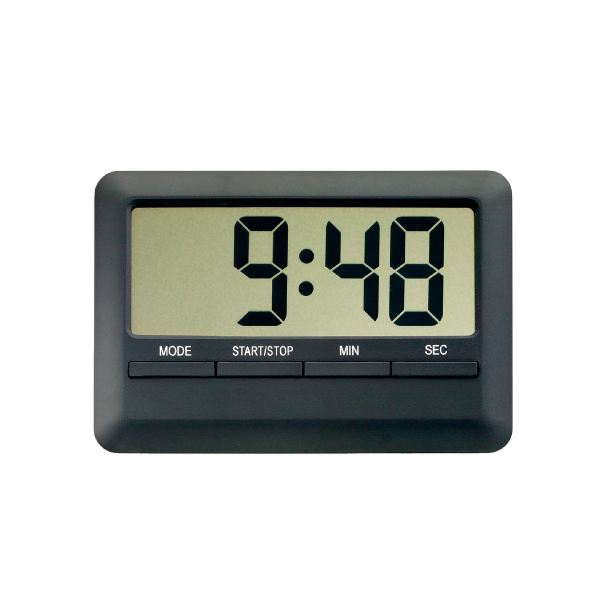 Reloj despertador Radio reloj despertador digital de 5.1 '', reloj  despertador con espejo, atenuador Tomshoo Blanco/Radio despertador