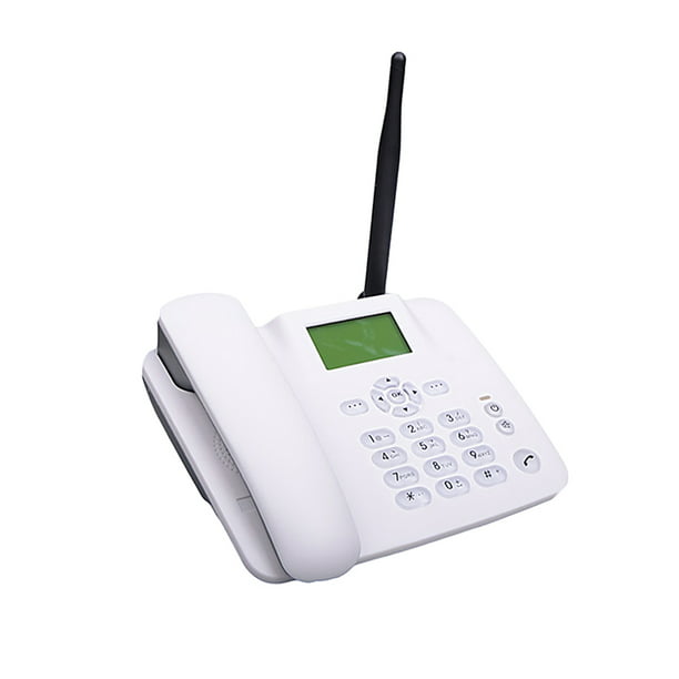 Teléfono inalámbrico fijo 4G Teléfono de escritorio Soporte GSM 850/900/1800 /1900MHZ SIM