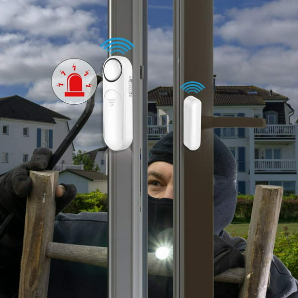 Sensores De Movimiento Para Casas Negocios Puerta Ventana Antirobo Con  Alarma
