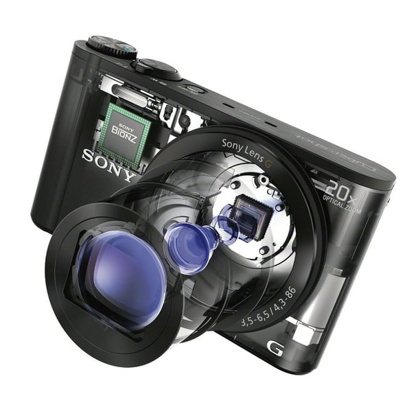Cámara Digital Sony DSC-WX350 18,2 MP Wifi Zoom 20X Rosa, Cámaras  compactas