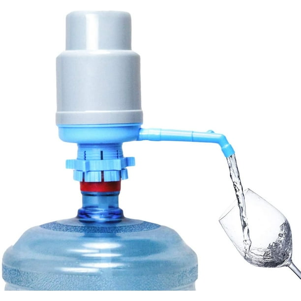 Bomba manual de botella de agua, bomba de agua potable fácil, bomba de agua  dispensadora de presión manual portátil fácil para enfriadores de botellas  universales de 2 a 6 galones Vhermosa Bombas