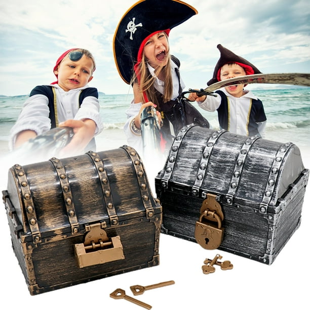 Cofre del tesoro.  Juegos de piratas, Cofre del tesoro, Decoracion de  piratas