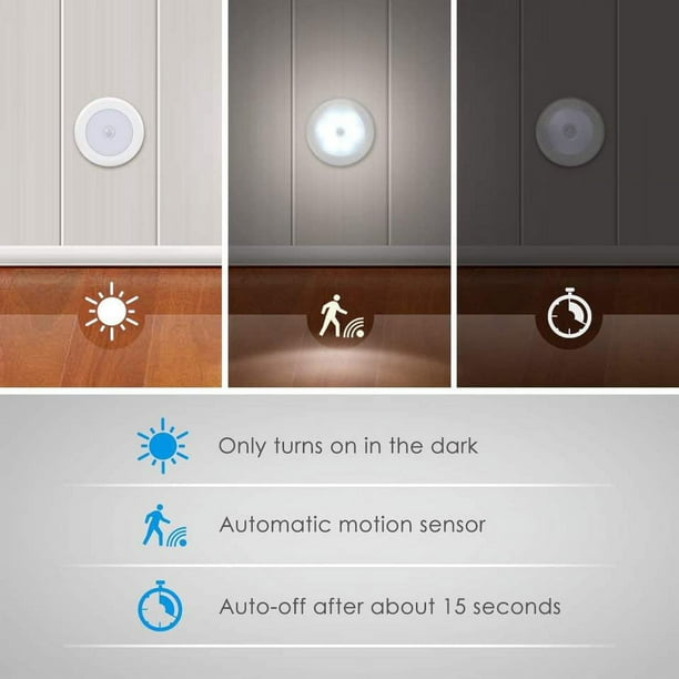 6 Luces Led Con Sensor De Movimiento, 10 Luces Led Para Armario