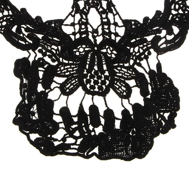 Tela de encaje con bordado de plumas en blanco y negro, tela de