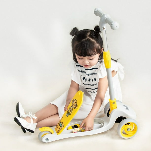 Scooter Irfora Patinete plegable para niños Patinete de 3 ruedas