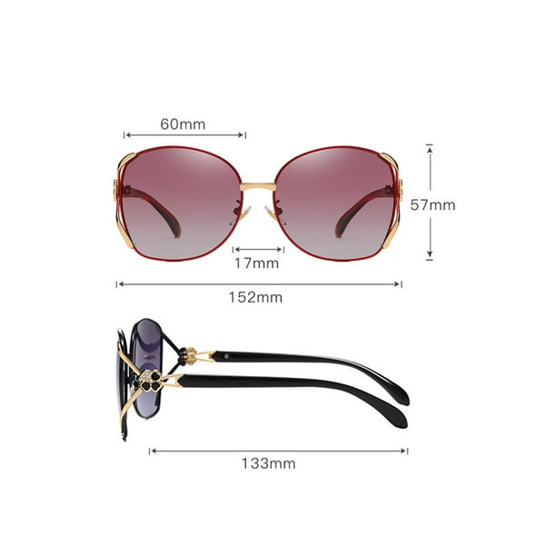Gafas de sol de moda para mujer Gafas de sol polarizadas para conducir Gafas  con Lente de cambio rosa jinwen Gafas de sol para mujer