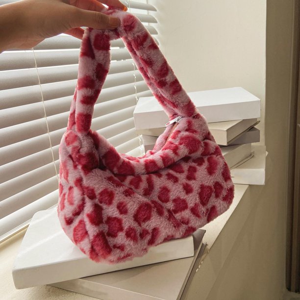 Bolsa De Hombro Bolsa de mano para mujer de compras esponjoso para