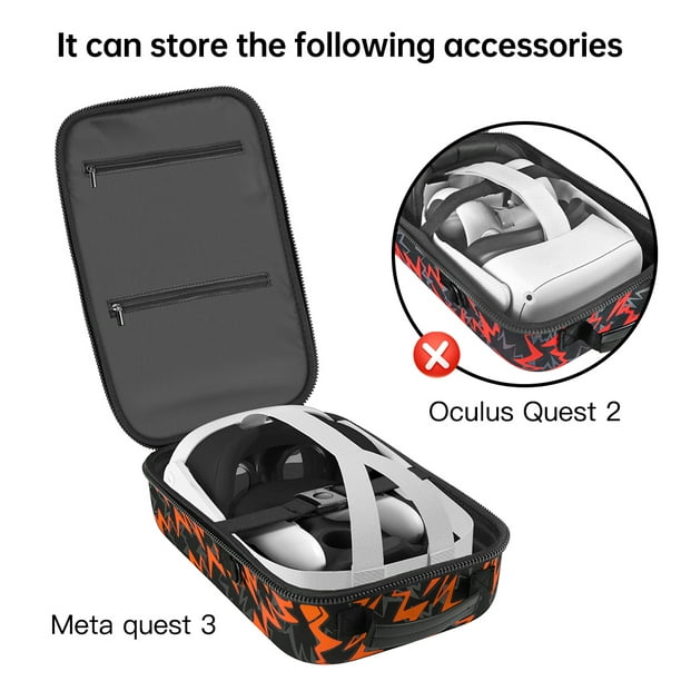 Bolsa de almacenamiento para Meta Quest 3, caja de carcasa dura