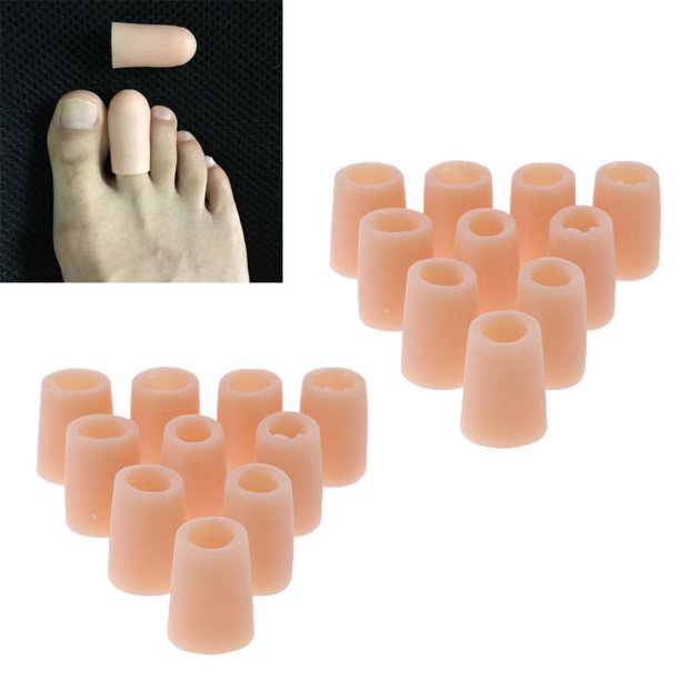 15 pares de protectores de silicona para s pies, de sílice para s pies y  dolor 1.8x1.8x1.1cm shamjiam Protector para el dolor del dedo del pie