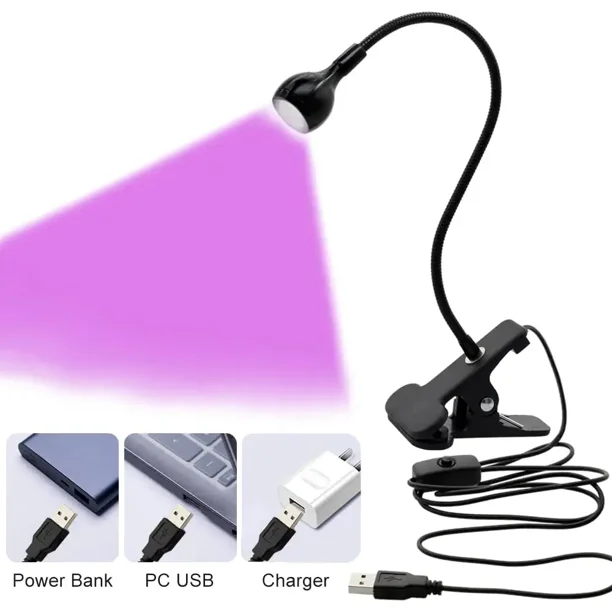 Lampara UV Ultravioleta USB por Mayor