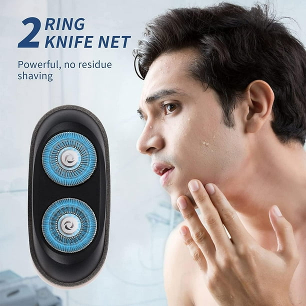 Mini afeitadora eléctrica portátil, afeitadora eléctrica portátil de  bolsillo para hombres, afeitadora eléctrica recargable por USB, mini  afeitadora