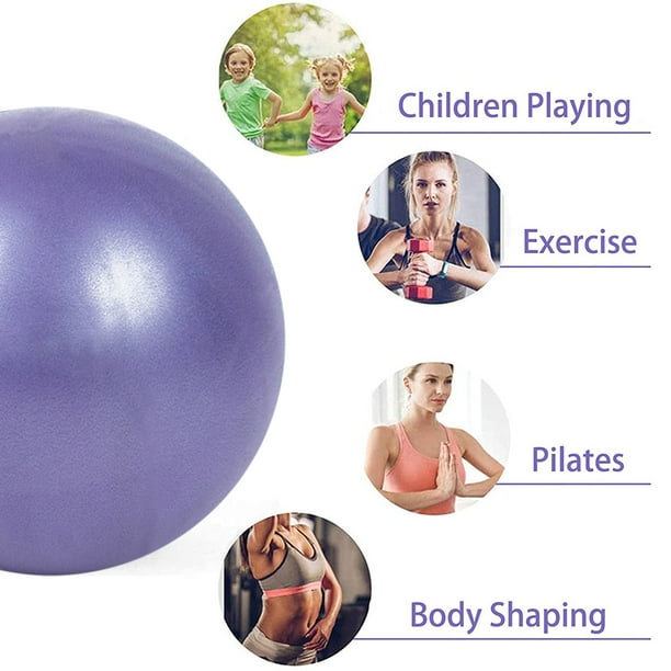 Mini pelota de fitness para yoga, pilates, ráfagas de entrenamiento de  equilibrio corporal y pelotas antideslizantes. Adepaton Yoga y Pilates