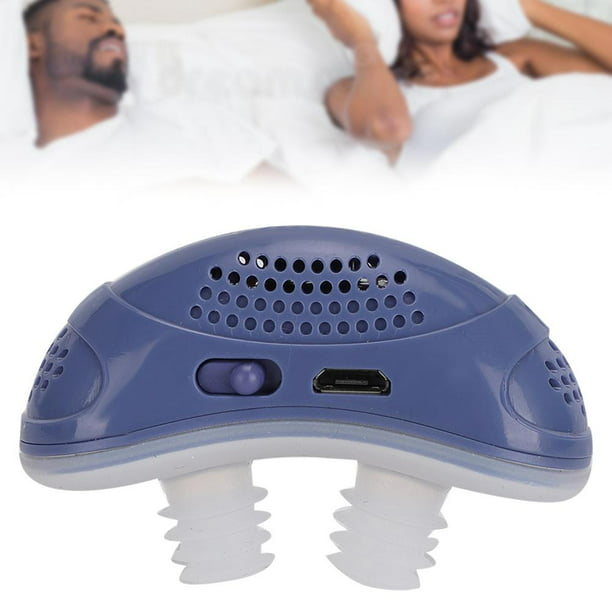 Accesorio antirronquidos Inteligente eléctrico Profesional para Ayudar a  Respirar para Dormir y Dormir Mejor, cómodo Dispositivo antirronquidos para  una respiración más fácil(Azul) antirronquidos solu Higoodz Belleza  saludable