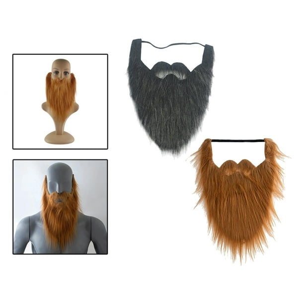 Accesorios de disfraz de barba postiza larga, suministros de fiesta de  Pascua, novedad - AliExpress