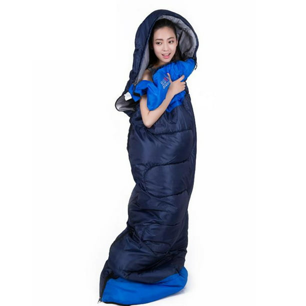 Bolsa de dormir de Camping con compresión - dormir de para adultos y ligero  cálido y lavable, para viajes de 1.8KG Soledad Sacos de dormir al aire  libre