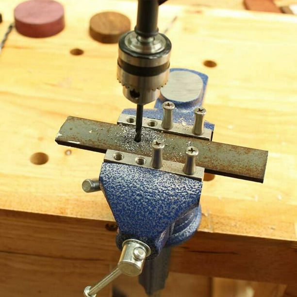 Taladro de mano de doble piñón, mandril de 3/8 pulgadas con mango ABS,  herramienta de taladro manual de 0.059 – 0.394 in para artesanos,  herramientas