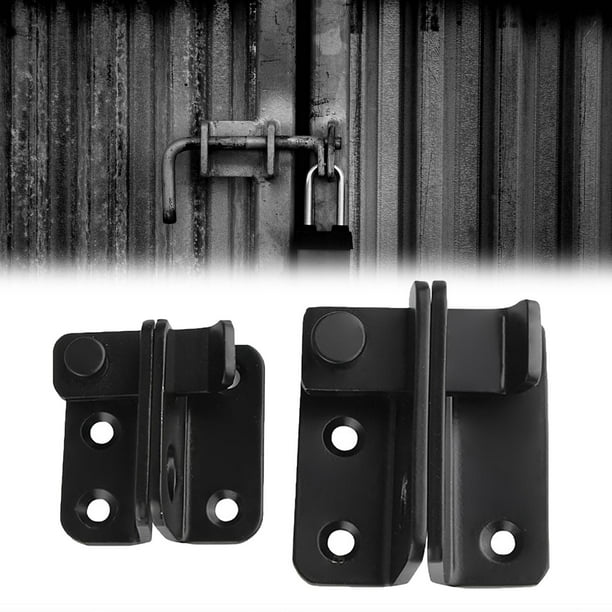 2 piezas / pieza de pestillo de puerta abatible de acero inoxidable  Gabinete de protección de seguridad Armario de interior al aire libre Pu  Sunnimix