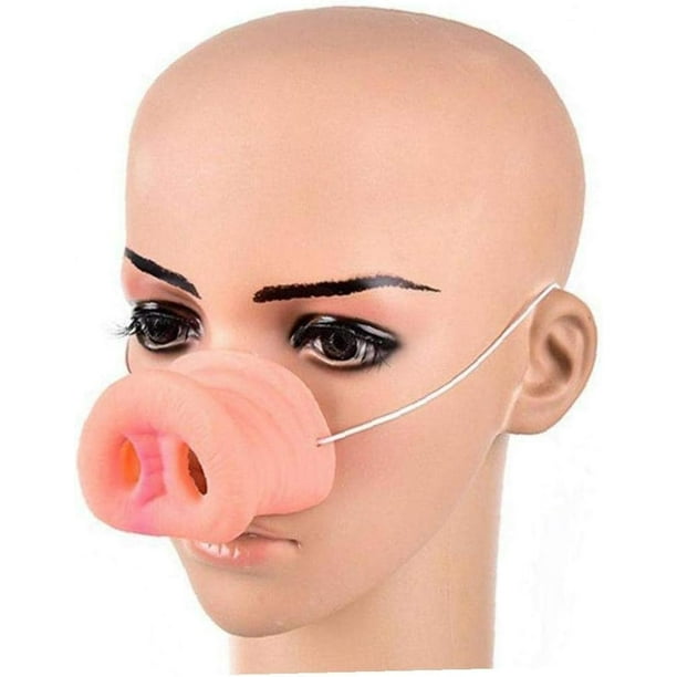 Kisangel 2 piezas de banda elástica de nariz de cerdo para cosplay, nariz  de cerdo, accesorios de disfraz de animal, disfraz de fiesta del día de los