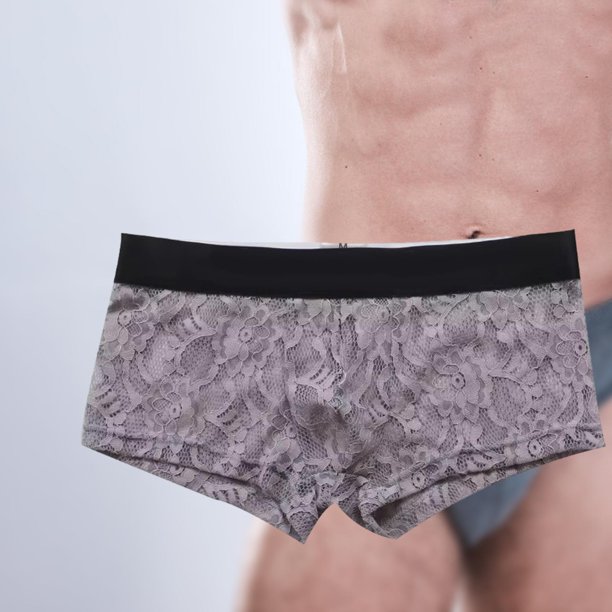 Calzoncillos de encaje para hombre Calzoncillos transpirables