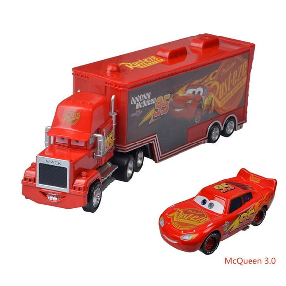 disney pixar cars 3 toy lightning mcqueen cars and truck uncle mike truck 155 aleación de plástico coche de juguete para niños regalo de navidad gao jinjia led