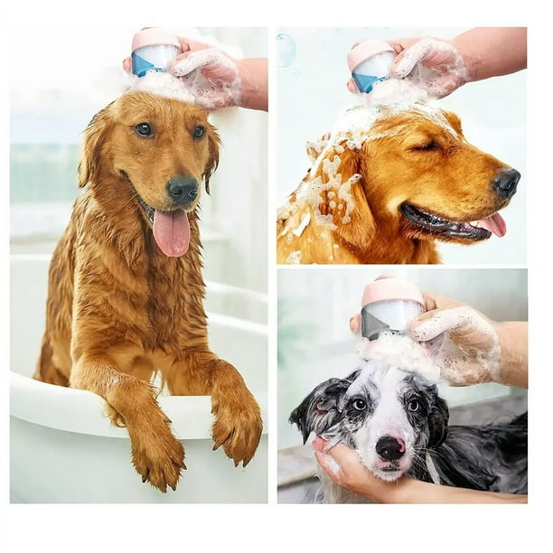 Cepillo de limpieza y masaje para perros