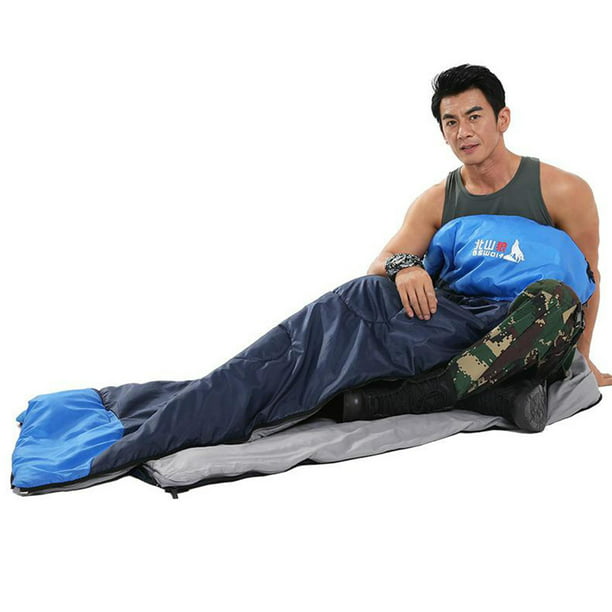 Bolsa de dormir de Camping con compresión - dormir de para adultos y ligero  cálido y lavable, para viajes de 1.8KG Soledad Sacos de dormir al aire  libre