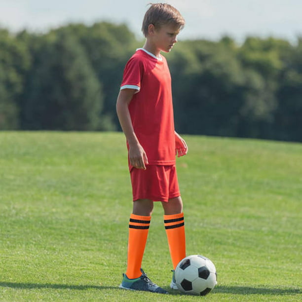 Calcetines largos para niños, fútbol, ​​fútbol, ​​sobre la rodilla,  béisbol, niño (naranja) Ehuebsd Para estrenar