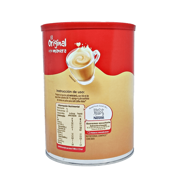 Sustituto de Crema para Café Coffee Mate Polvo Original 900g