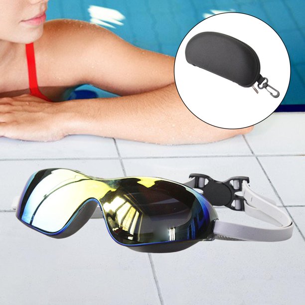 Gafas de natación profesionales para hombre y mujer, accesorio ajustable,  antivaho, visión amplia, para buceo y