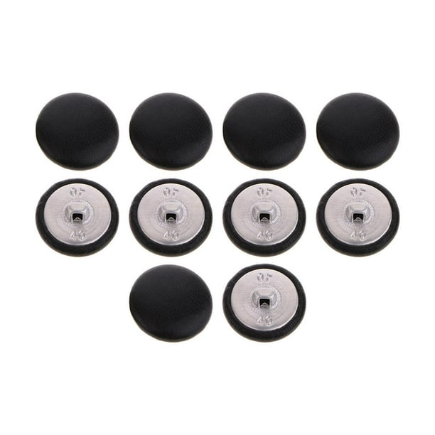  50 botones magnéticos de 0.55 pulgadas (0.551 in) para costura,  manualidades, bolsos, ropa, botones de cuero (blanco brillante) : Arte y  Manualidades