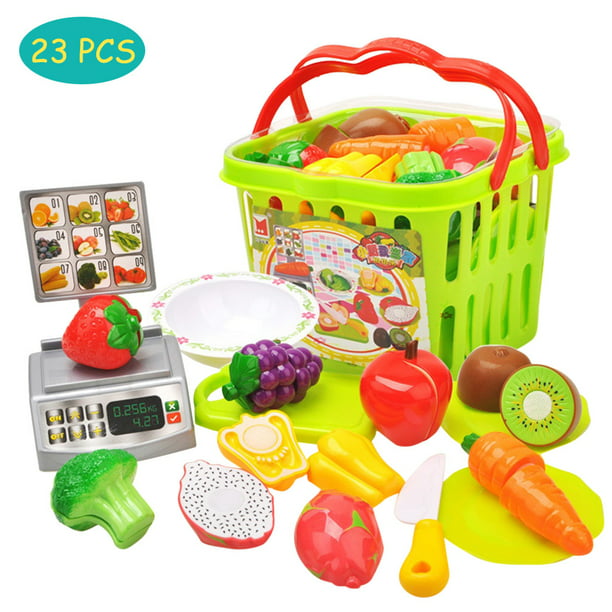 Juguete 23 Uds. Juguete de comida para cortar frutas y verduras, juguete de  simulación para niños, juguete educativo para chico AMMAO MXZZ23418A2788