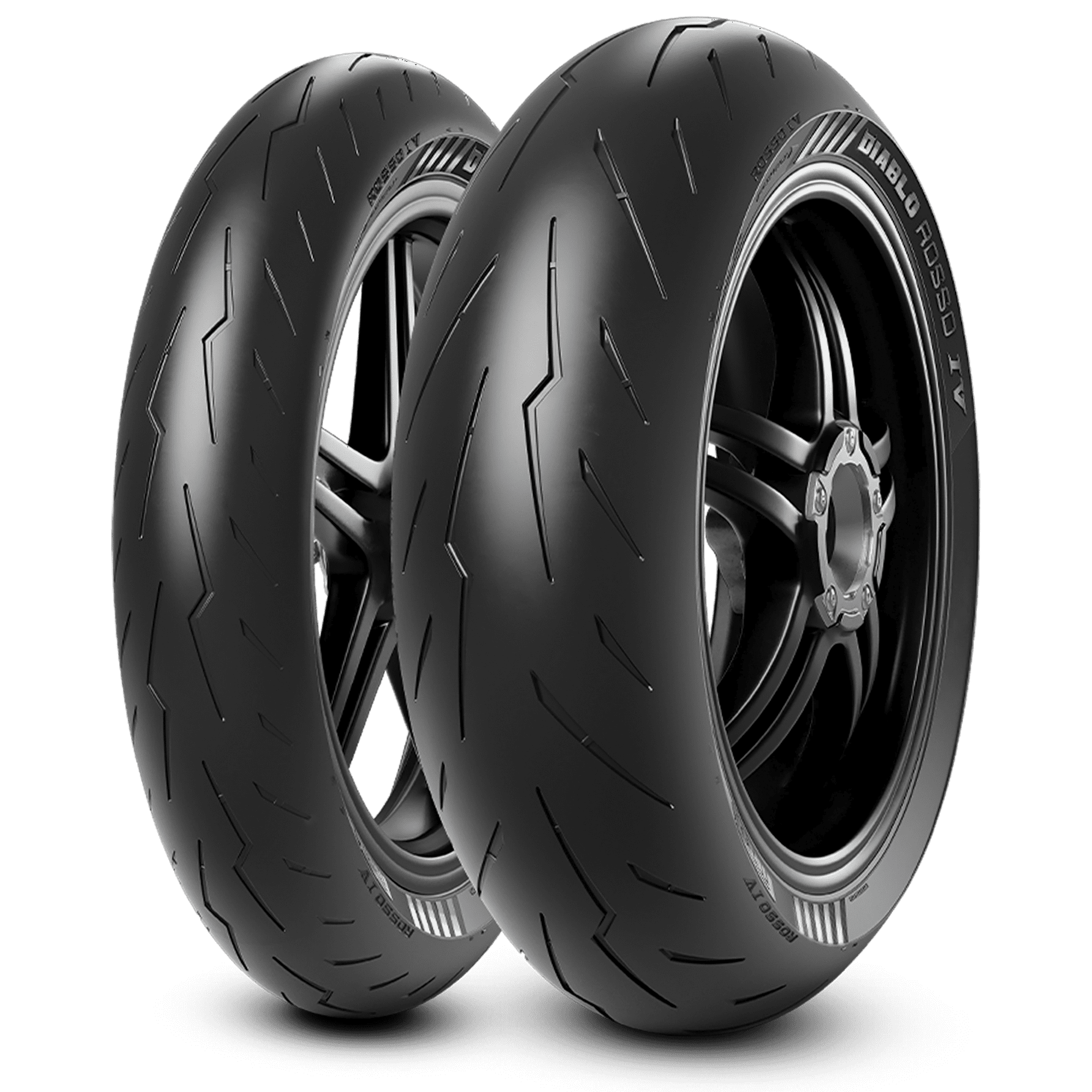 Llantas de moto pirelli diablo rosso 4 200/55zr-17 78w + 120/70zr-17 58w uso sin cámara
