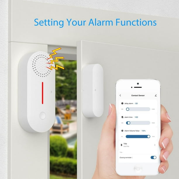 Alarma para apertura de puertas, alarmas de ventanas y puertas para el  hogar, dispositivos inteligen YONGSHENG