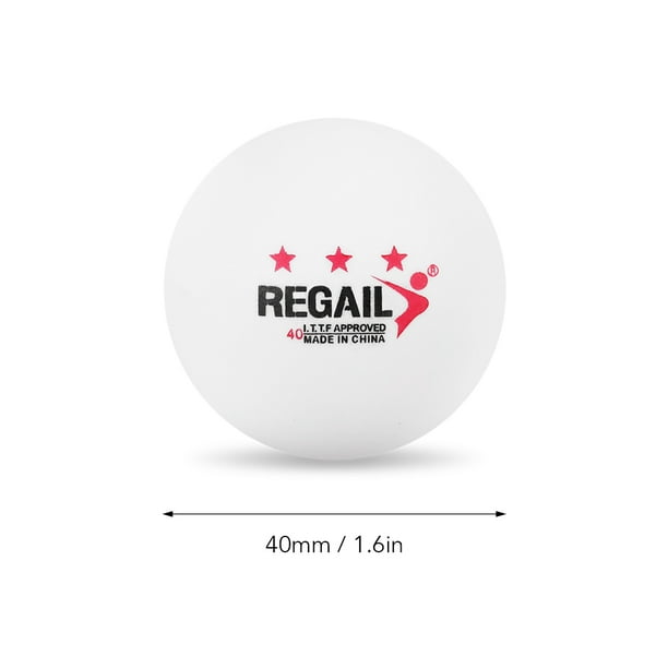 24 Uds 3 estrellas 40mm pelotas de tenis de mesa pelotas de ping pong  amateur REGAIL balones deportivos