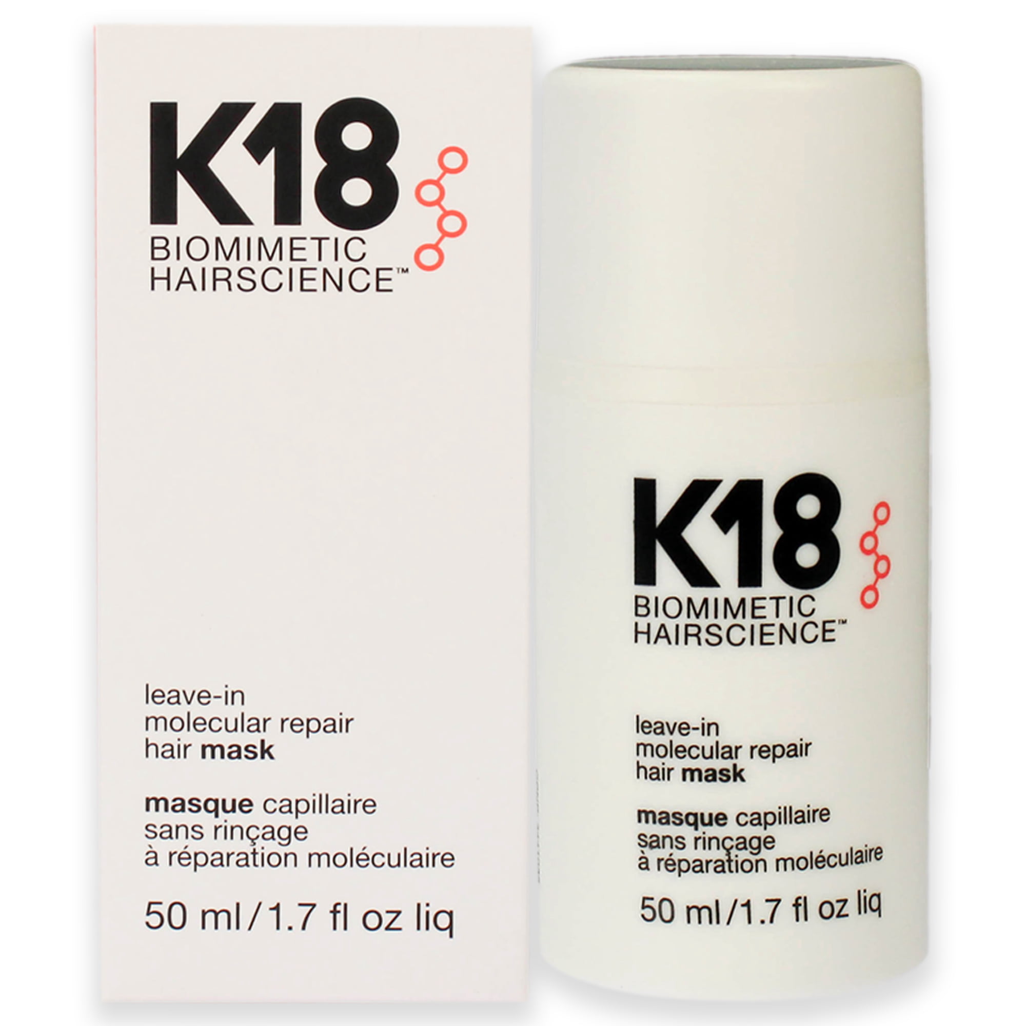 K18 Hair Mascarada Mascarilla Capilar Reparadora Molecular Sin Enjuague  1.7oz K18 Hair K18 Hair Mascarada 1.7oz