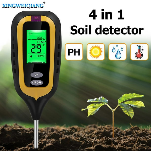 Medidor de humedad del suelo, medidor de agua para plantas, medidor de  humedad para plantas de interior, medidor de humedad para plantas de  interior