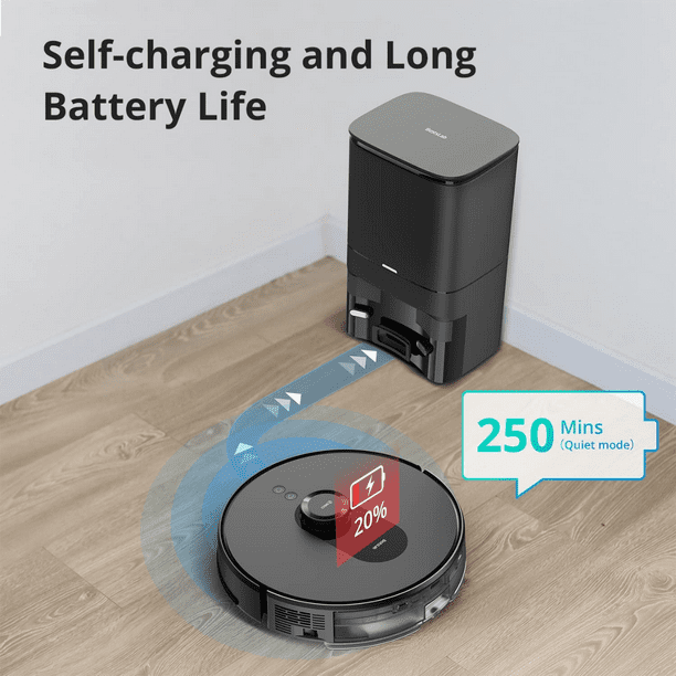 Robot Aspiradora Inteligente S8 Plus  Aspira y Trapea con Autovaciado –  360 Smart Life