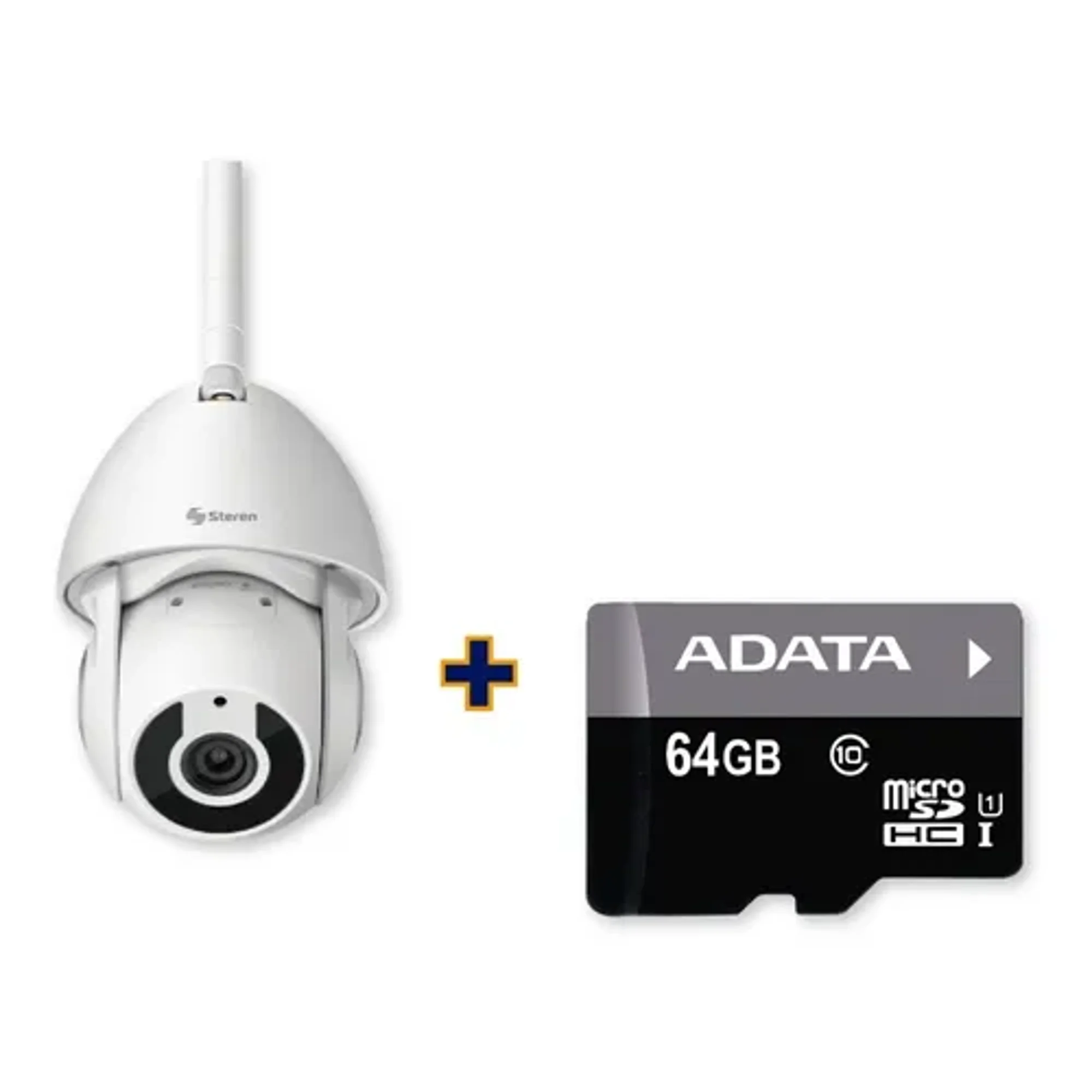 Cámara de seguridad Wifi full HD fija con batería recargable CCTV-240  Steren 