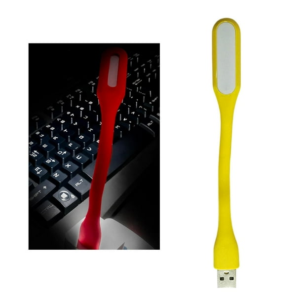 Lámpara de lámpara LED USB Flexible, de Lectura de lámpara Portátil de  Flexible para Computadora Portátil, Computadora, Cuade amarillo