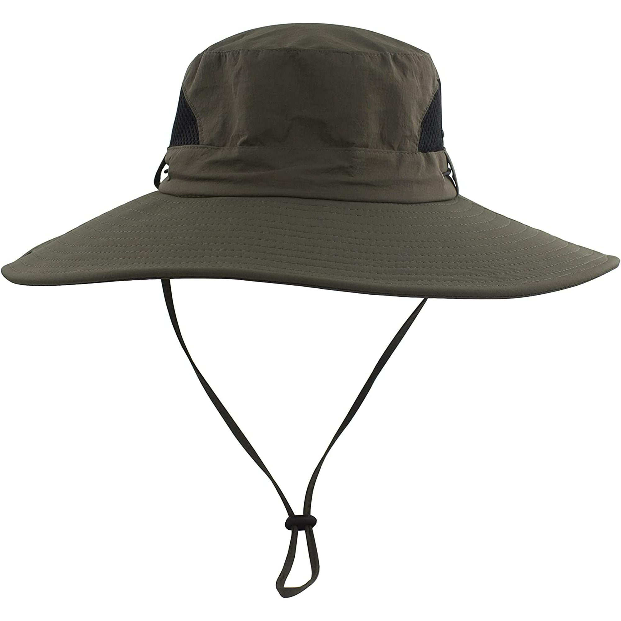 Sombreros de sol para hombre UPF 50+ Malla impermeable de ala