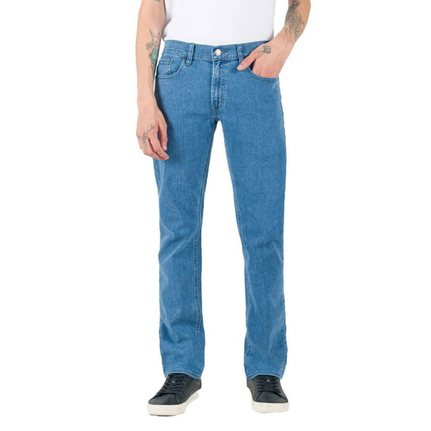 Jeans Oggi Hombre Corte Recto Slim Straight Fit Azul Claro OGGI