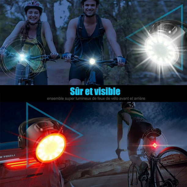 Luz Delantera para Bicicleta LED Recargable Impermeable